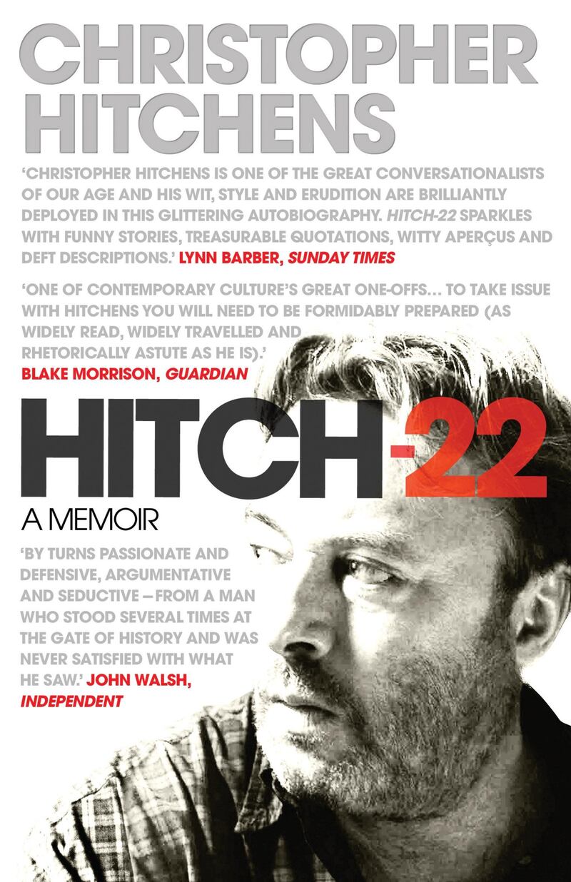 Hitch 22 by Christopher Hitchens. Courtesy Atlantic Books