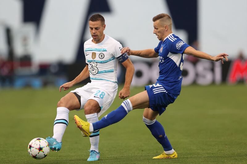 Cesar Azpilicueta 4: Struggled throughout the first-half and looked like he could not adapt to the pace of the game. Looks too slow and was exploited many times by the Dinamo forwards. Subbed at half-time as Chelsea changed shape. AFP