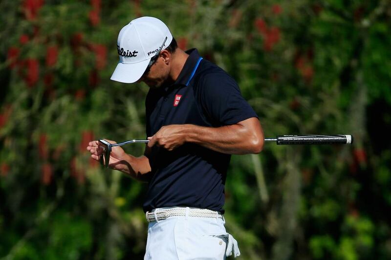 Adam Scott's struggles with his putter were evident during the Arnold Palmer Invitational at Bay Hill last week.  Michael Cohen / Getty Images

