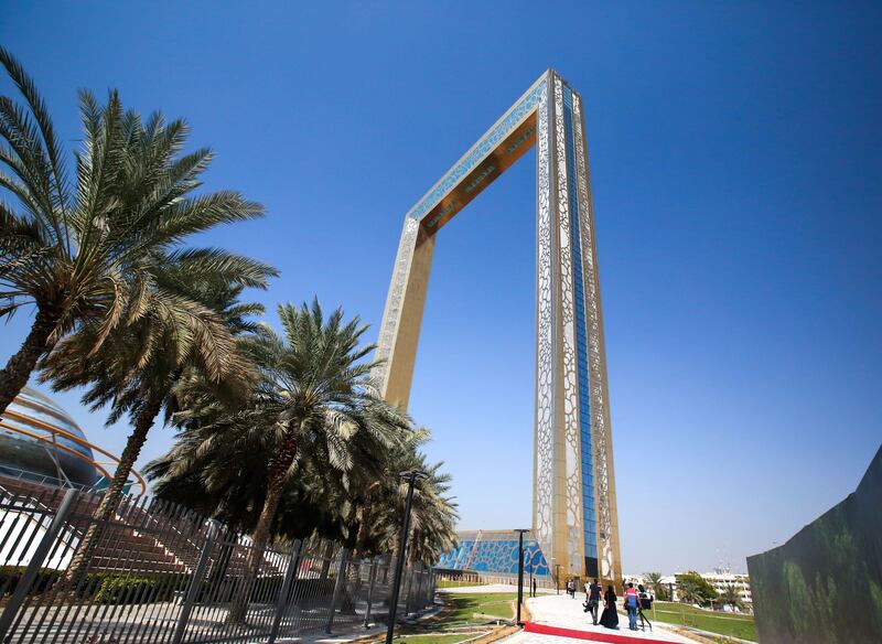 Dubai, United Arab Emirates, December 28, 2017.   Media Tour of the Dubai Frame.
Victor Besa for The National.
NA