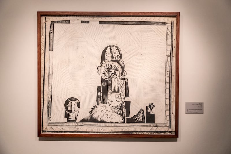 A tour of SharjahArt Museum’s exhibition of works by Iraqi-Kurdish artist Ismail Khayat.Antonie Robertson/The National