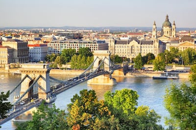 Panoramic view of Budapest, Hungary