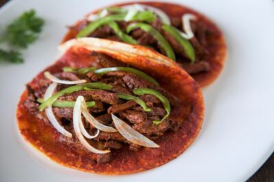 Tacos Chilorio. Courtesy Loca Dubai