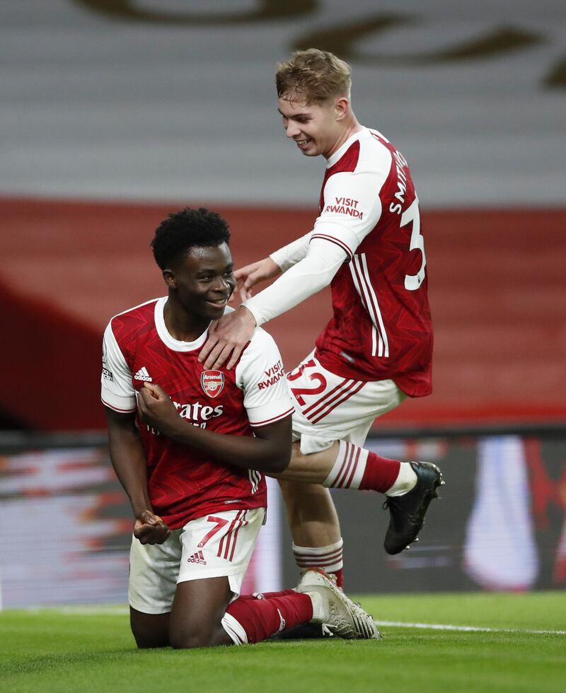 Emile Smith Rowe – 7: A real throwback with socks rolled down, he even had the temerity to nutmeg Kante. Taken off just after the hour, but fine performance. AFP