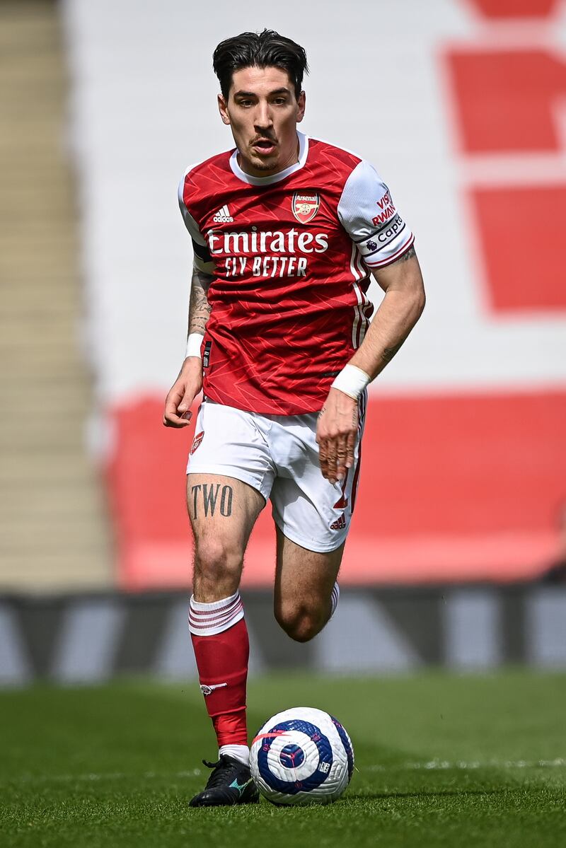 Hector Bellerin - 7: Captain provided good cross from right in opening few minutes that caused problems in the Fulham defence. Perfect ball for countryman Ceballos to head home five minutes before break only for VAR to intervene. Headed chance wide in second half. Solid defensively, although not exactly up against much of a threat. EPA