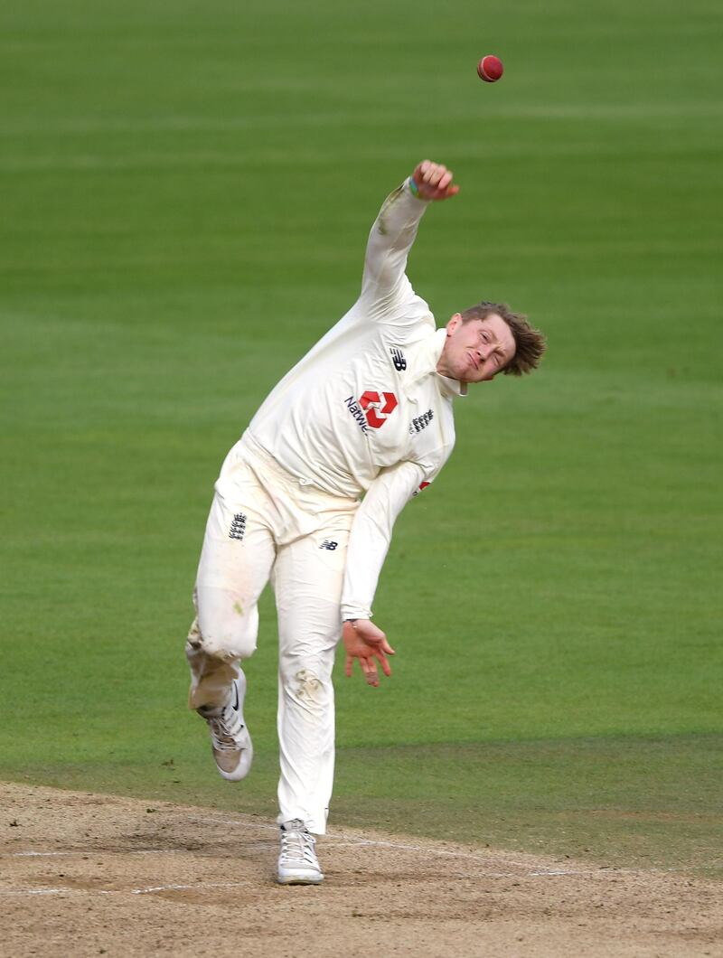 File photo dated 23-08-2020 of England's Dom Bess. PA Photo. Issue date: Wednesday January 13, 2021. England captain Joe Root has tipped Dom Bess to use spinning conditions in Galle to prove he can be a leading man in Test cricket as well as a support act. See PA story CRICKET England. Photo credit should read Mike Hewitt/PA Wire