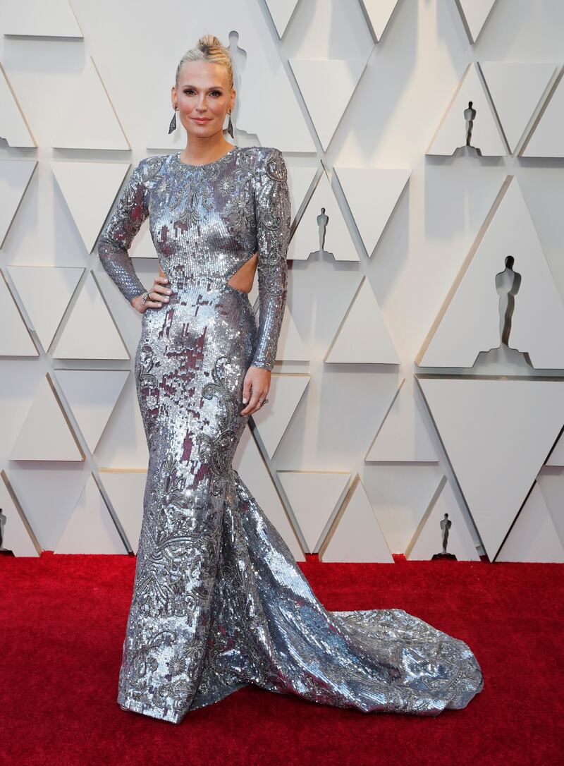 Molly Sims wears Zuhair Murad at the 91st Academy Awards. EPA