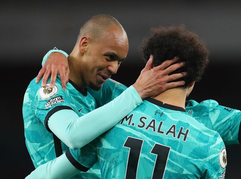 Fabinho - 8: The Brazilian’s awareness is exceptional. He was always in the right place to make tackles and interceptions and start attacks. His first-time pass put Salah in position to score the second goal. Reuters