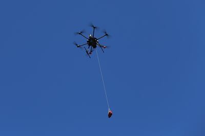 Without treatment, the chance of survival for patients who suffer cardiac arrest fall by up to 10 per cent with each minute that passes after they collapse. Photo: Everdrone
