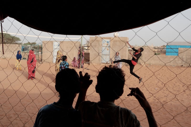 The M’Berra camp in Bassikounou, Mauritania on June 8, 2022. AFP