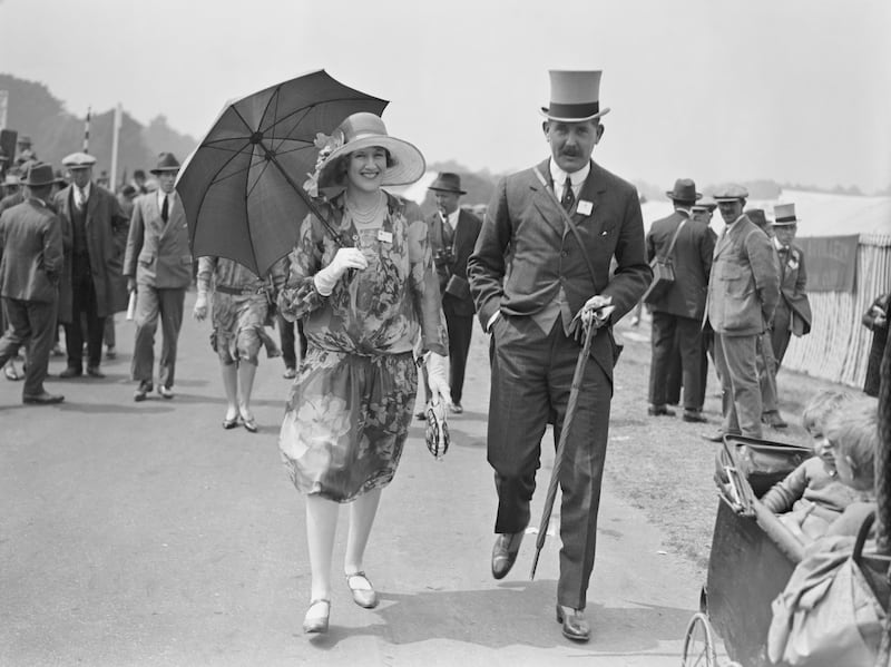 Alice Pearl, Lady Montagu of Beaulieu at Ascot races in June, 1927. Getty Images