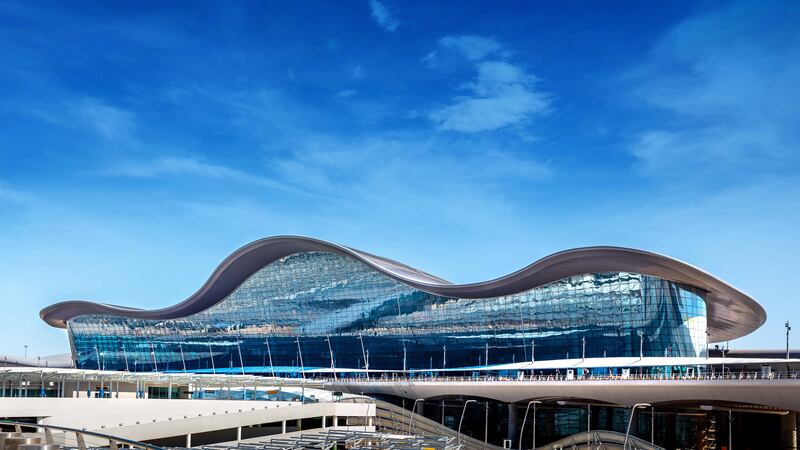 Terminal A was known as the Midfield Terminal Building during the construction phase. Photo: Abu Dhabi Airports