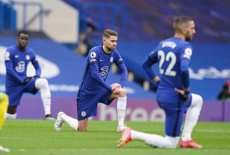 Jorginho – 5. In games when he is unable to help Chelsea dominate possession, the Italian can become anonymous. This was a case in point. AP