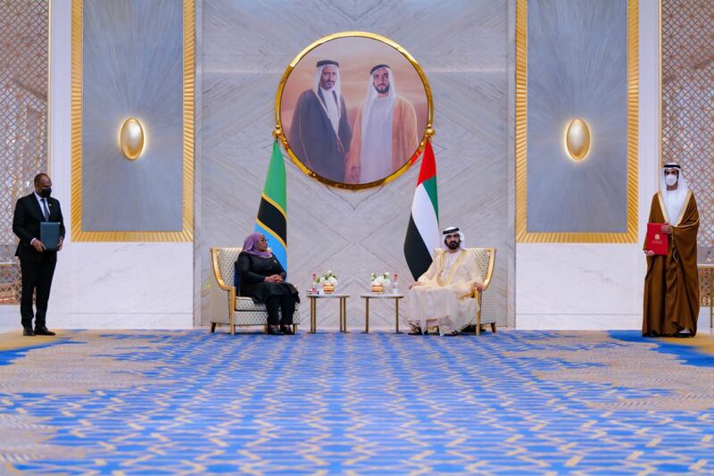 Sheikh Mohammed and Ms Hassan discussed strengthening ties, particularly in investment and economic and development areas.