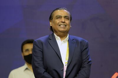 India's Mukesh Ambani, chairman of Reliance Industries, is believed to be opening a family office in Singapore. Bloomberg