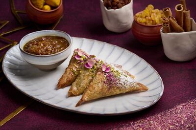 Sambuseh is a worthy hot appetiser. Photo: Ariana's Persian Kitchen