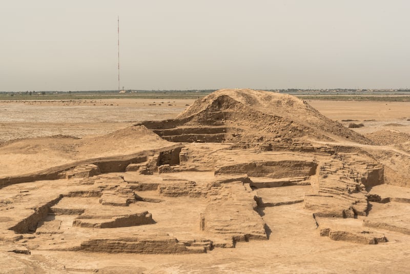 Archaeologists discovered the remains of a lost Sumerian palace in the ancient city of Girsu. PA