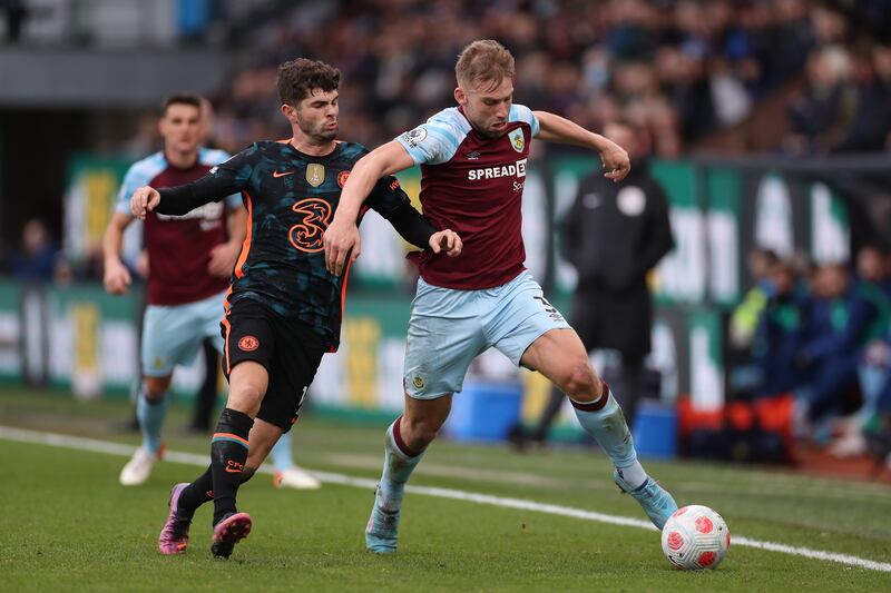 
Charlie Taylor – 7 The left back was one of the best performers for the home side, doing a good job containing James in the first half and denying him another goal with a block from close range.

Getty