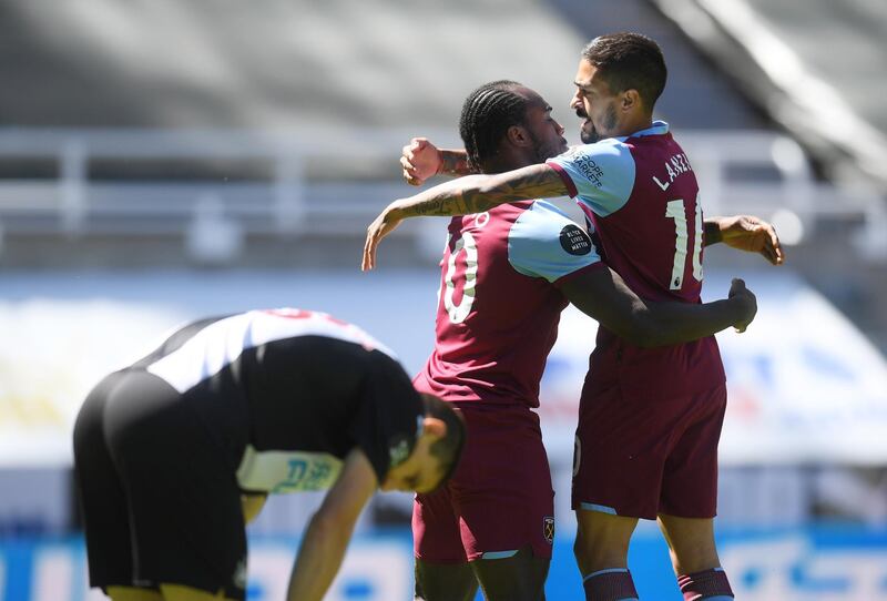 Manuel Lanzini - 5: Was furious about being hooked before the hour mark but the midfielder just didn't do enough and can have no complaints. The talented Argentine looked lost at times. Reuters