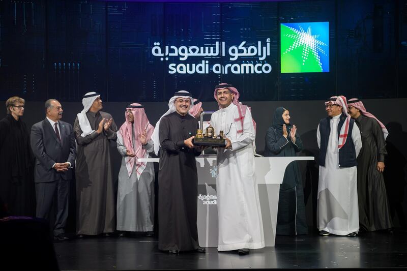 Amin H Nasser, President and CEO of Aramco, attends the official ceremony. Reuters
