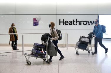Travellers arriving into Britain will have to quarantine in a hotel for 10 days. Getty.
