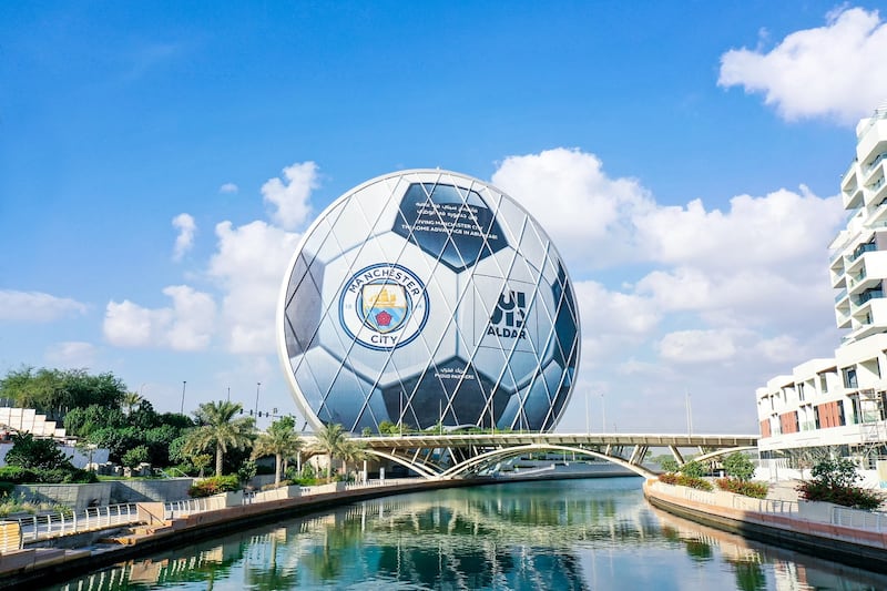 Aldar Properties and Manchester City's partnership will also benefit local communities as the two entities will work on developing the football landscape in Abu Dhabi and the rest of the UAE. Photo Aldar