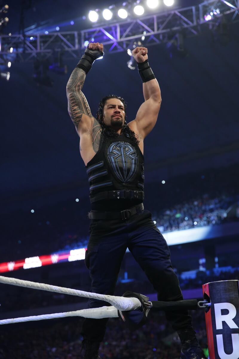 Roman Reigns is competing in Abu Dhabi in December. Image courtesy of WWE.