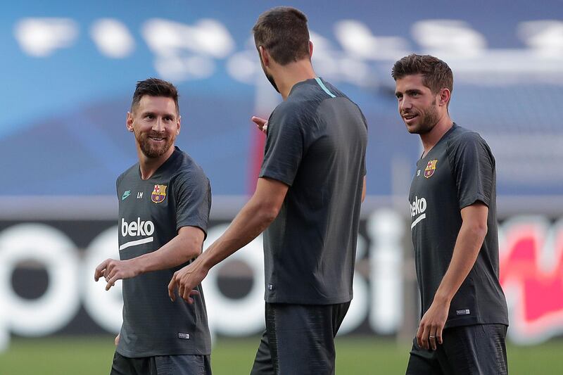 Sergi Roberto - 3: Gave away the ball in the build-up to Bayern’s second goal and, selected to galvanise midfield, seldom imposed himself on it before being substituted at half time. AFP