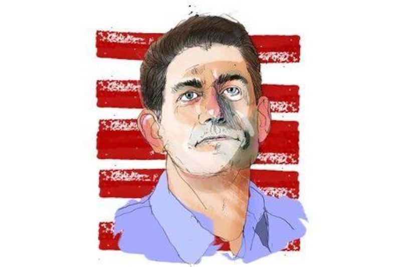 Illustration of Paul Ryan by Patrick Morgan for The National