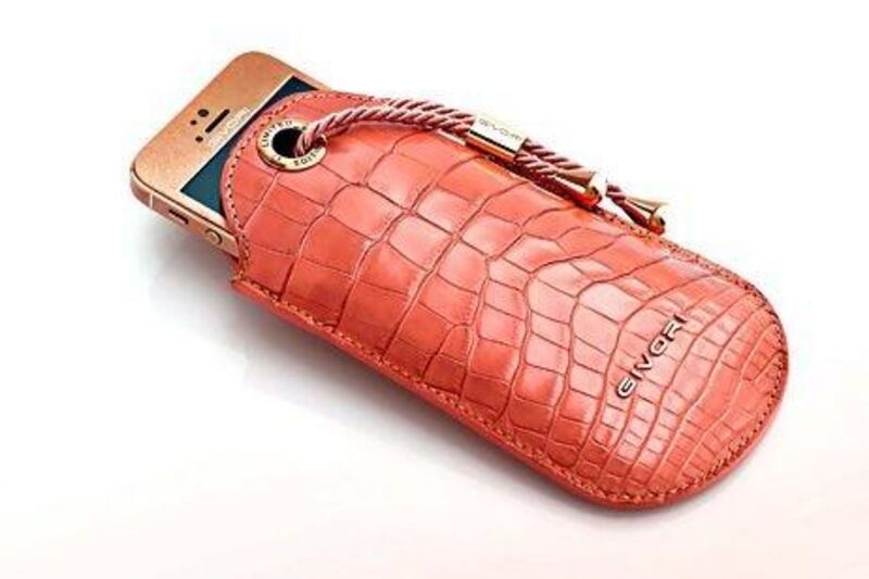 The purchase price includes the alligator-skin pouch. Courtesy Givori