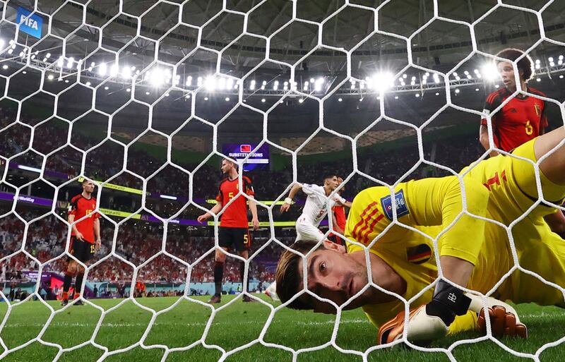 BELGIUM RATINGS: Thibaut Courtois 4 – Was twice undone by free-kicks, firstly from Ziyech and an effort that was later ruled out for offside, then again for the decisive goal at his near post. Could do little about the second. Reuters