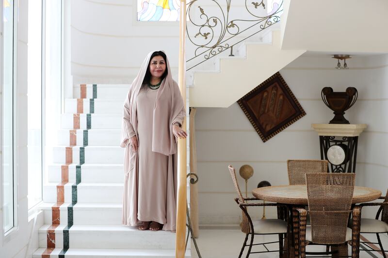 Dr Moza Tahwara often thinks of Founding Father Sheikh Zayed and life in the old days. 'We all considered him our father and we are his children. He came to visit us in Cairo and it was like a father coming to see his children,' she says. Chris Whiteoak / The National