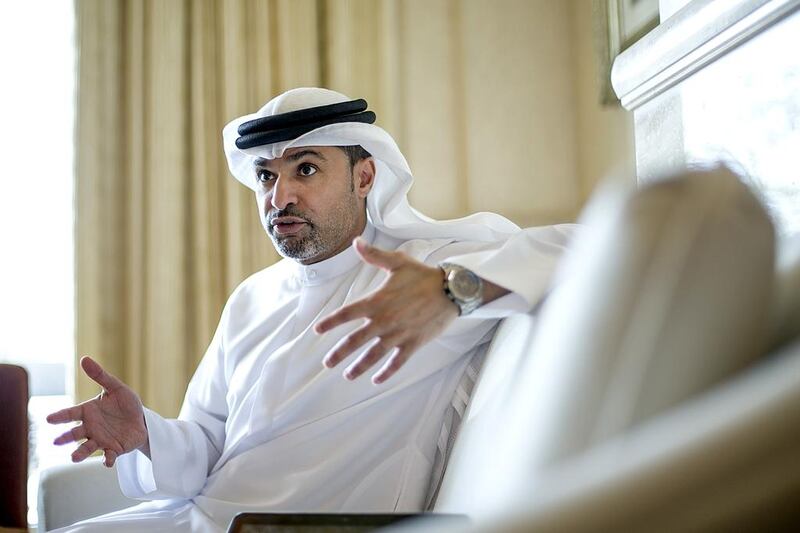 Abdullah Al Darmaki, chief executive of the Khalifa Fund for Enterprise Development, at the Innovation Conference.