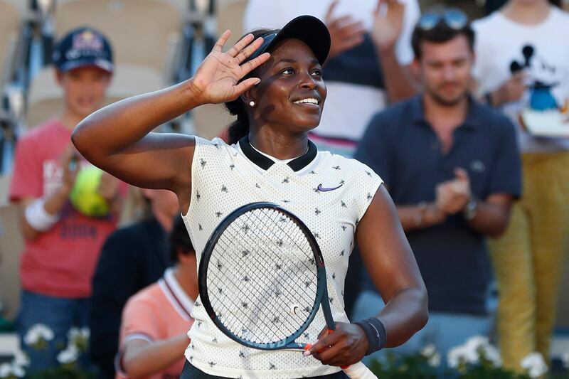 Sloane Stephens. Last year’s finalist contests the biggest women's match of the day when she takes on 2016 champion and former world No 1 Garbine Muguruza in the final match on Court Philippe Chatrier. Stephens has quietly built up some form in recent weeks and has performed well so far in Paris. Likewise Muguruza, whose win in the third round over Elina Svitolina proved that she still has the game to trouble the best. Another close match in store to end the day, but Stephens should shade this. AP Photo