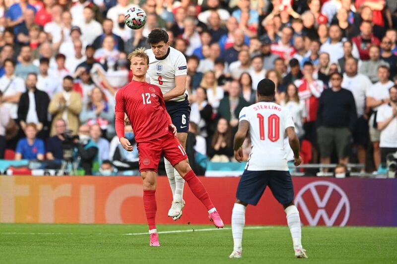 Kasper Dolberg 6 - A nuisance upfront and battled in a physical matchup with Harry Maguire and John Stones. Dolberg was fighting off scraps for the majority of the game with the Danes looking to hit England on the break.