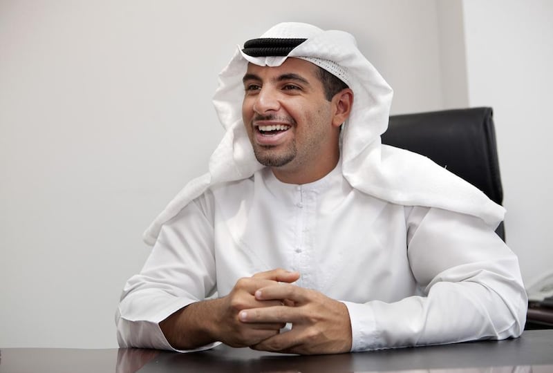 Saleh Al Braik, founder of Emirati-run social-media group Think Up, which is committed to promoting Dubai as the ideal candidate to host Expo 2020. Jaime Puebla / The National