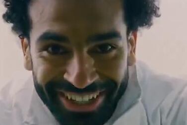 Mohamed Salah in his new Adidas advert. Courtesy Adidas / screengrab