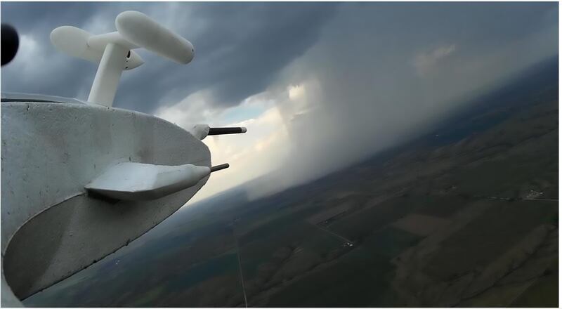 Cloud-seeding missions by drone have been tested in the US. Photo: National Centre of Meteorology