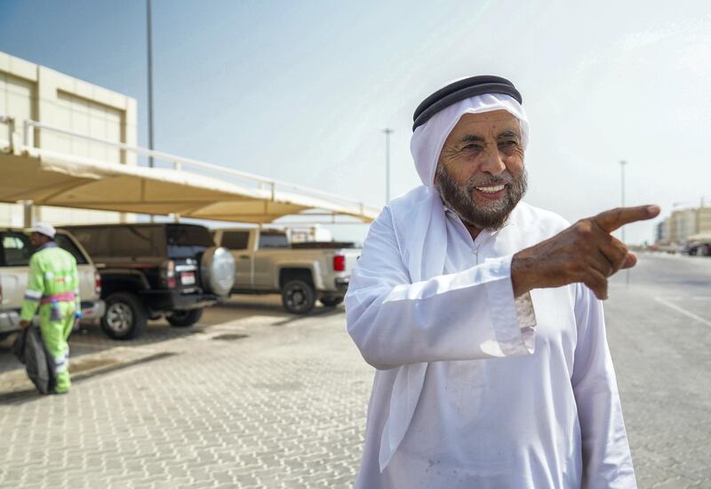 Abu Dhabi, United Arab Emirates, June 27, 2019.   Mirfa (west of ad)  to find out what people think about ghadan.  -- The Mirfa Fish Market.--  Mr. Yousef Salem, 67.
Victor Besa/The National
Section:  NA
Reporter:Anna Zacharias