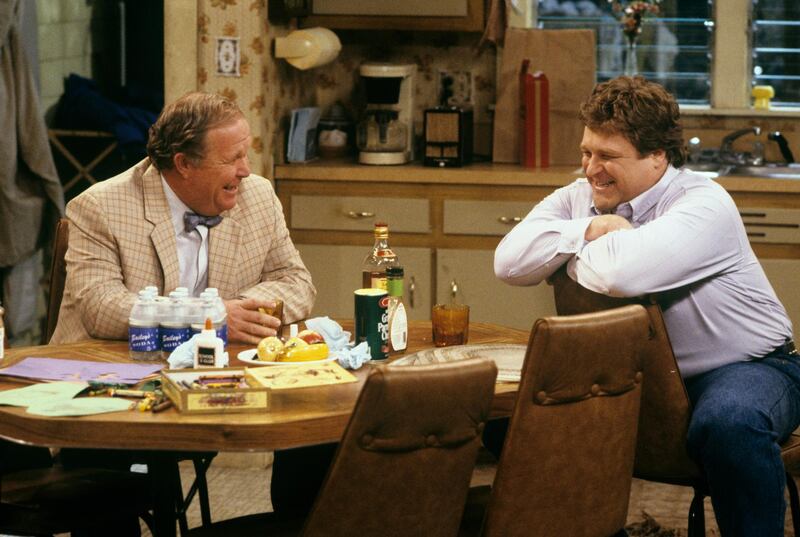 UNITED STATES - JANUARY 26:  ROSEANNE - "Father's Day" 2/7/89 Ned Beatty, John Goodman  (Photo by ABC Photo Archives/ABC via Getty Images)