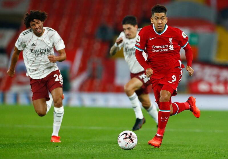 Roberto Firmino. 6 – No goals in a relatively quiet display, but the Liverpool No 9’s selfless attitude once again played a big part in the build-up to the equalising goal. AP