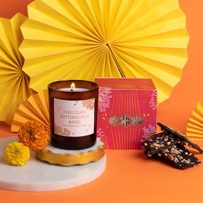 Modern-day mithai flavours aside, Bombay Sweet Shop is also offering themed candles and playing cards for Diwali. Photo: Bombay Sweet Shop