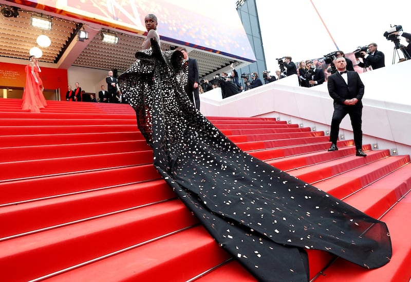 Leomie Anderson attends the screening of 'Once Upon A Time In Hollywood' during the Cannes Film Festival on May 21, 2019. Reuters