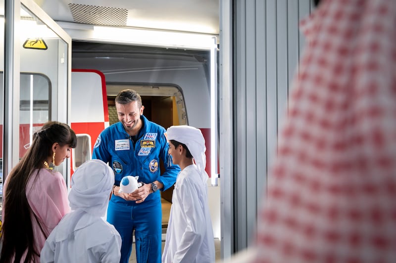Dr Al Neyadi return home after six months in space. Photo: UAE Presidential Court