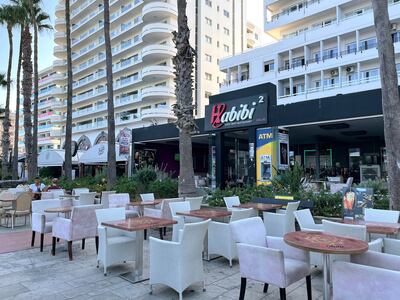 There are plenty of options for Lebanese food in and around the beachfront of Finikoudes in central Larnaca. Overlooking the Mediterranean sea, this large bar and restaurant opened earlier this year.   Layla Maghribi / The National