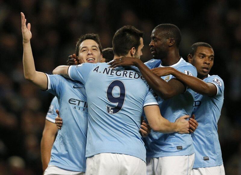 Manchester City are third on the Premier League table, six points back of leaders Arsenal. Phil Noble / Reuters