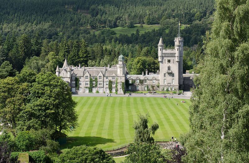 The 20,200-hectare Balmoral estate in Scotland is privately owned by the royals and passed to King Charles following the queen’s death. Photo: Alamy