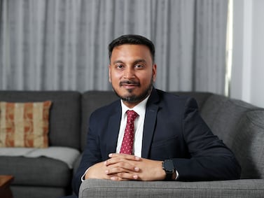Venugopal Somani has consistently saved a portion of his salary to build assets and maintain financial freedom in emergencies. Chris Whiteoak / The National