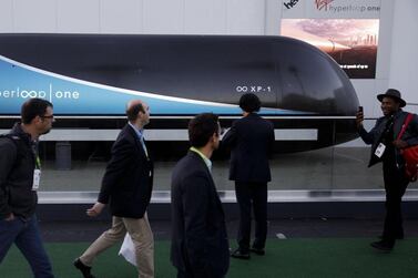 A Virgin Hyperloop One XP-1 pod. Bloomberg
