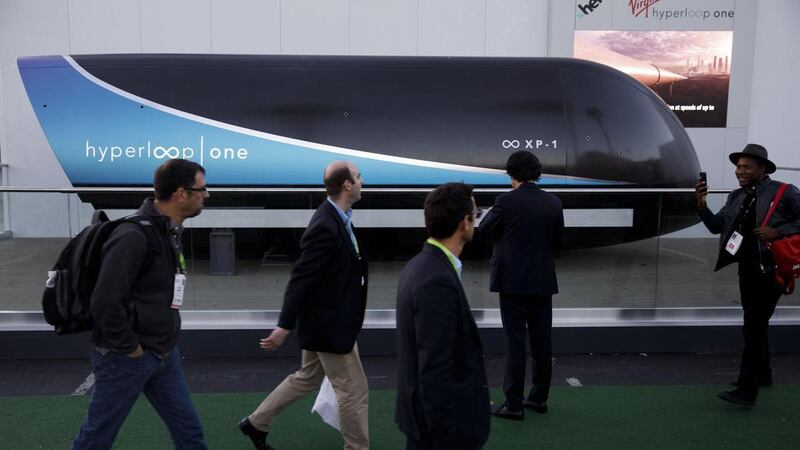 A Virgin Hyperloop One XP-1 pod. Bloomberg